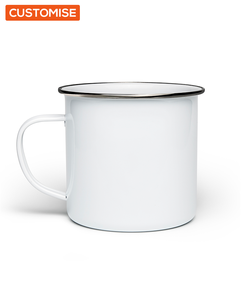 Custom Printed Enamel Mugs Design yours now!