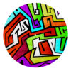 Retro Graffiti Turntable Slipmats