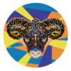 Colourful Ram Turntable Slipmats