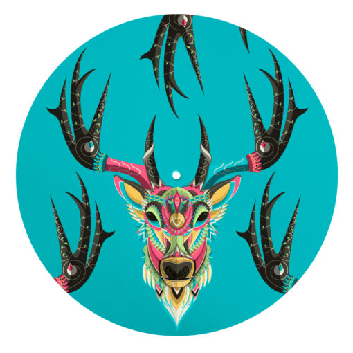 Colourful Stag Turntable Slipmats