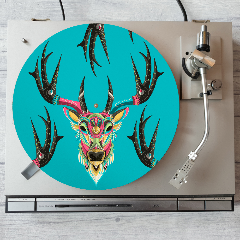 Colourful Stag Turntable Slipmats - Image 3