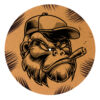 Smoking Gorilla Cork Slipmats