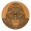 Gorilla Mandala Cork Slipmats