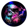 Smoking Gorilla Turntable Slipmats