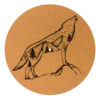 Howling Wolf Cork Slipmats