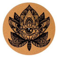 Lotus Eye Cork Slipmats