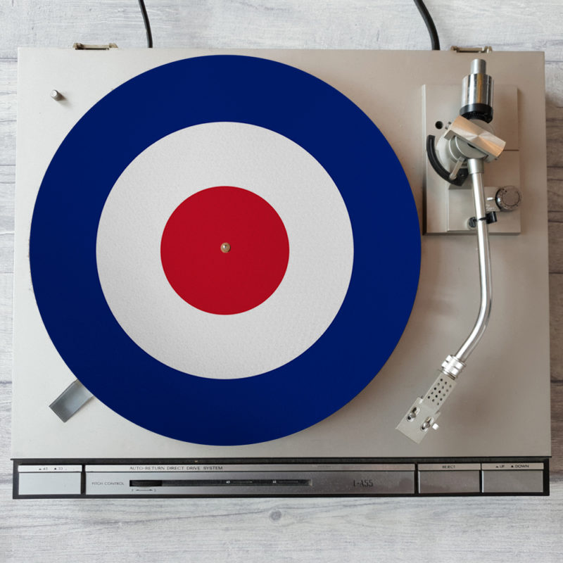 Mod Target Turntable Slipmats Custom Printed Turntable Slipmats 12" / 7"