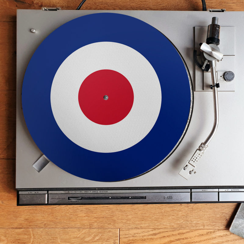 Mod Target Turntable Slipmats Custom Printed Turntable Slipmats 12" / 7"