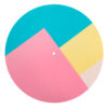 Multicoloured Turntable Slipmats