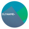 Personalised Name Turntable Slipmats - Multicolour
