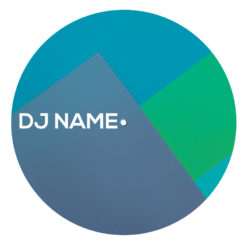 Personalised Name Turntable Slipmats - Multicolour