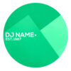 Personalised Name Turntable Slipmats - Multicolour
