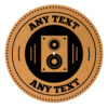 Personalised Speaker Cork Slipmat