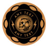 Personalised Skull Cork Slipmat