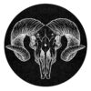 Ram Skull Turntable Slipmats