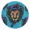 Smoking Lion Turntable Slipmats