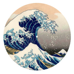 The Great Wave Turntable Slipmats