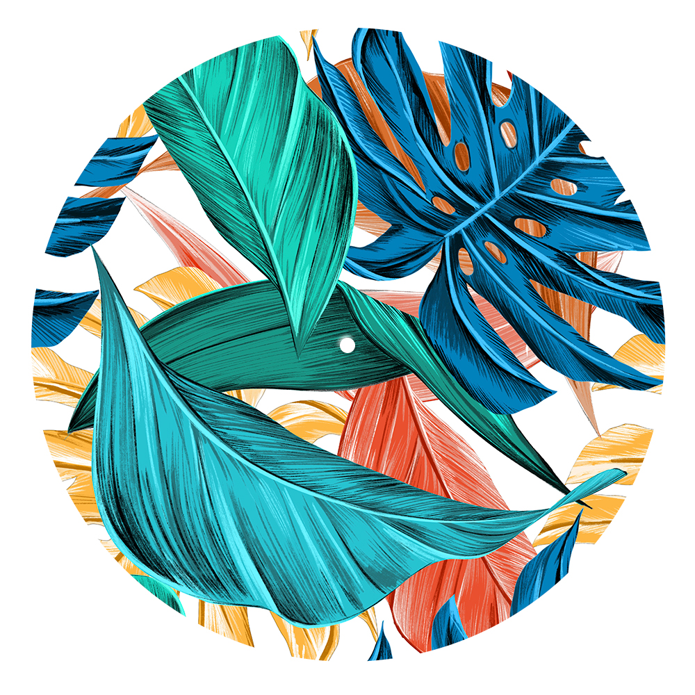 Tropical Turntable Slipmats
