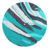 Blue Watercolour Turntable Slipmats