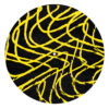 Black & Yellow Turntable Slipmats