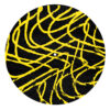 Black & Yellow Turntable Slipmats