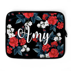 Personalised Roses Laptop & Tablet Case