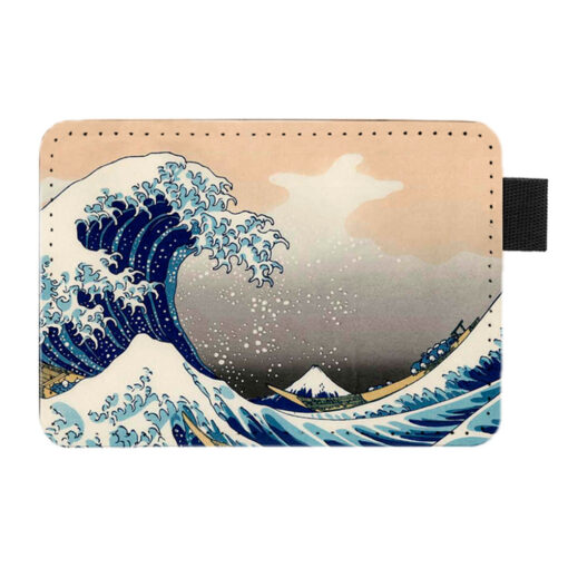 The Great Wave Credit Card Holder