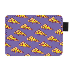 Cartoon Pizza Credit Card Holder