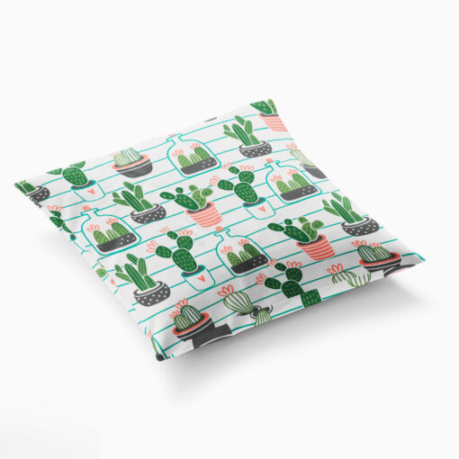 Cactus Illustration Cushion - Image 2