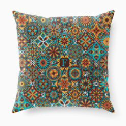 Monogram Ethnic Mandala Cushion