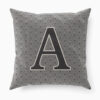 Monogram Geometric Cushion