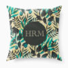 Leafy Monogram Cushion