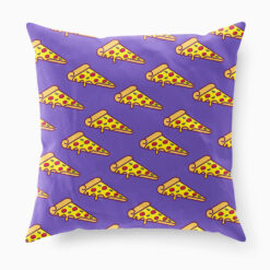 Purple Pizza Cushion